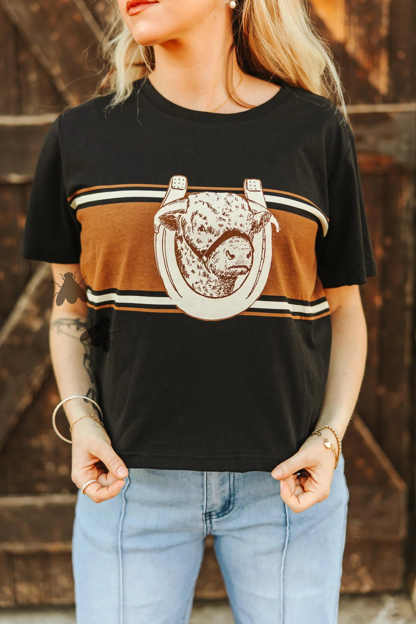 RANCH TEE in MIDNIGHT