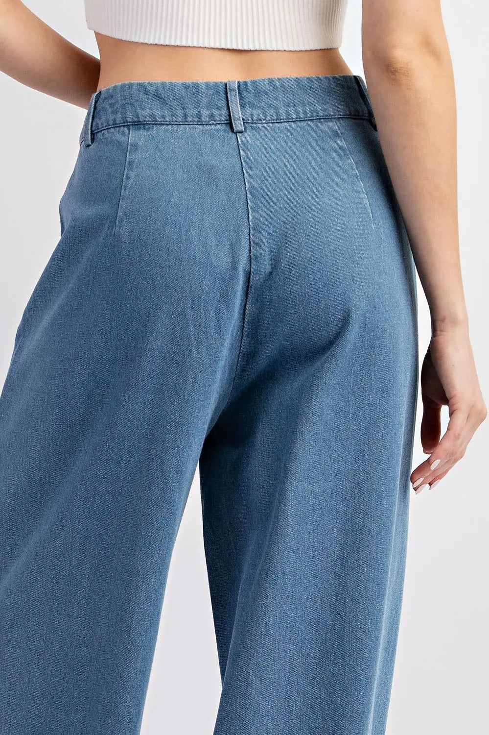 Mineral Washed Wide Pant
