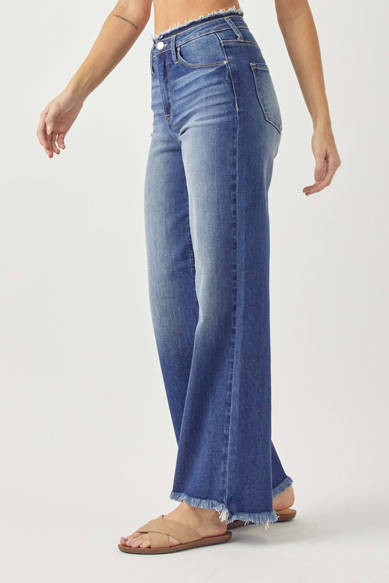 Risen High Rise Wide Leg Jean