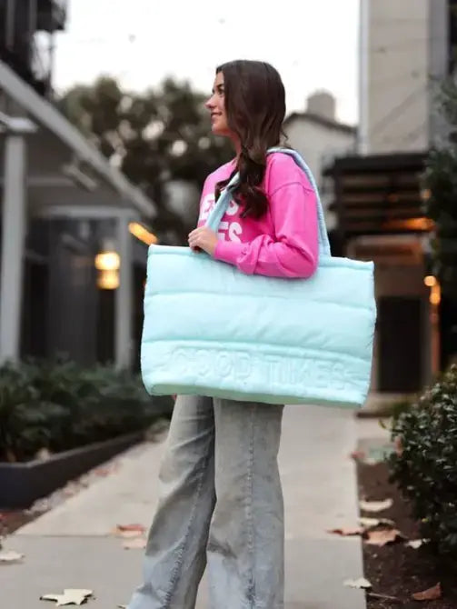 Carry All Puffer Tote Pack