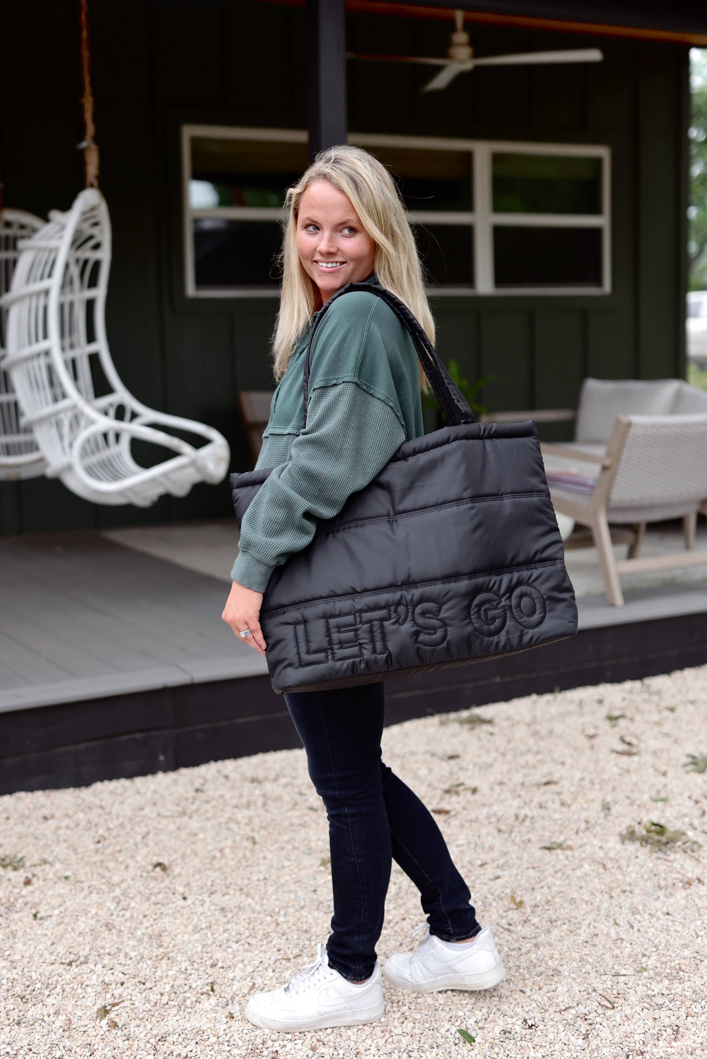 Carry All Puffer Tote Pack