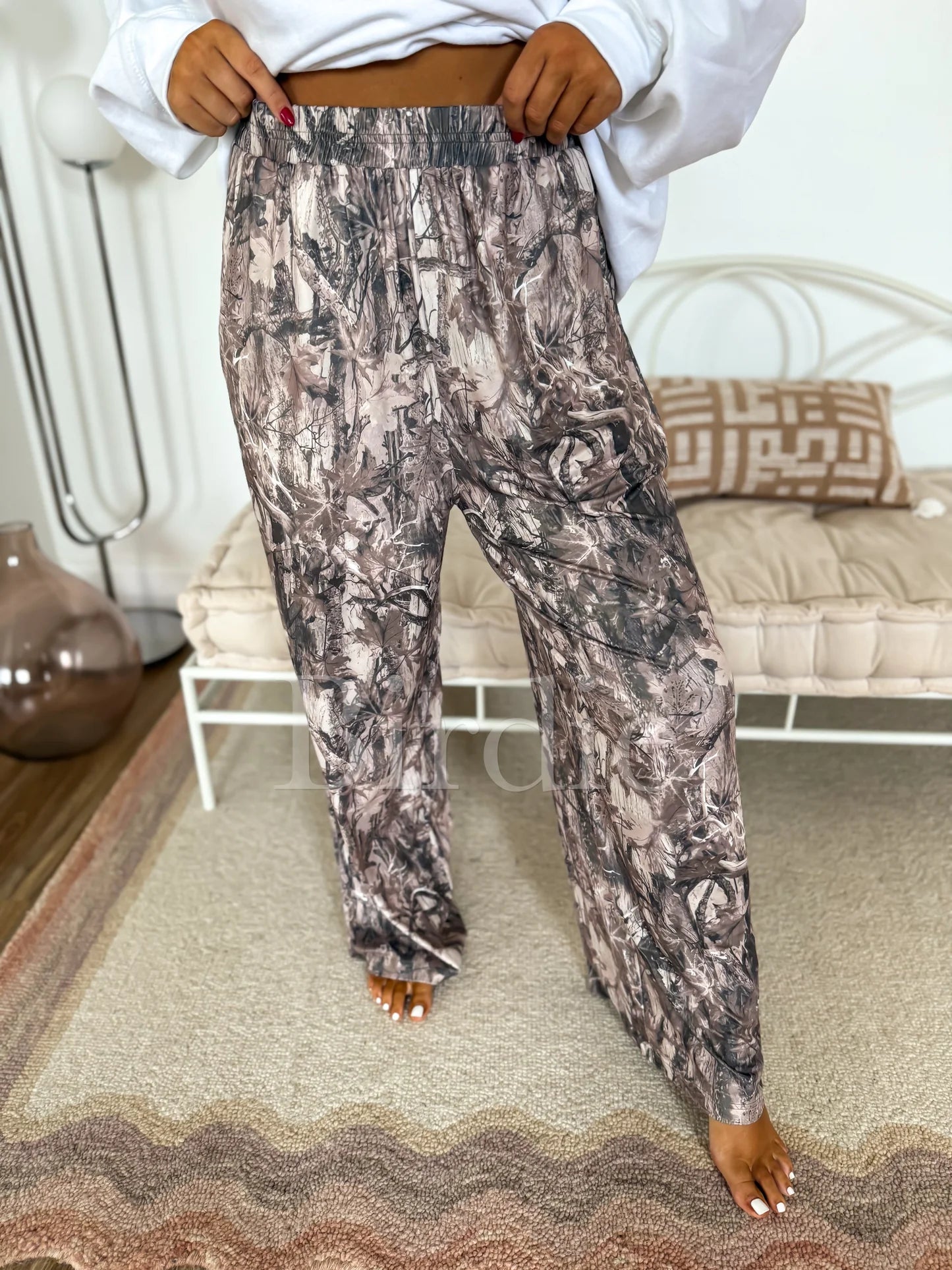 Dark Camo Stretchy Lounge Pants