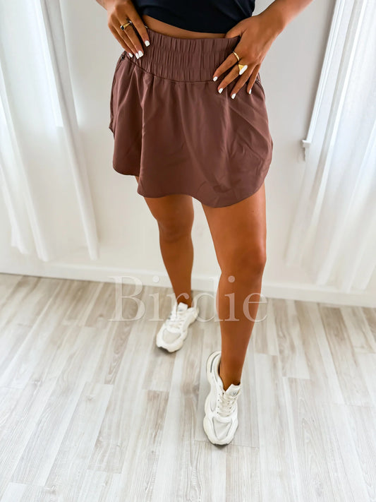 Power Move Active Skort Chestnut