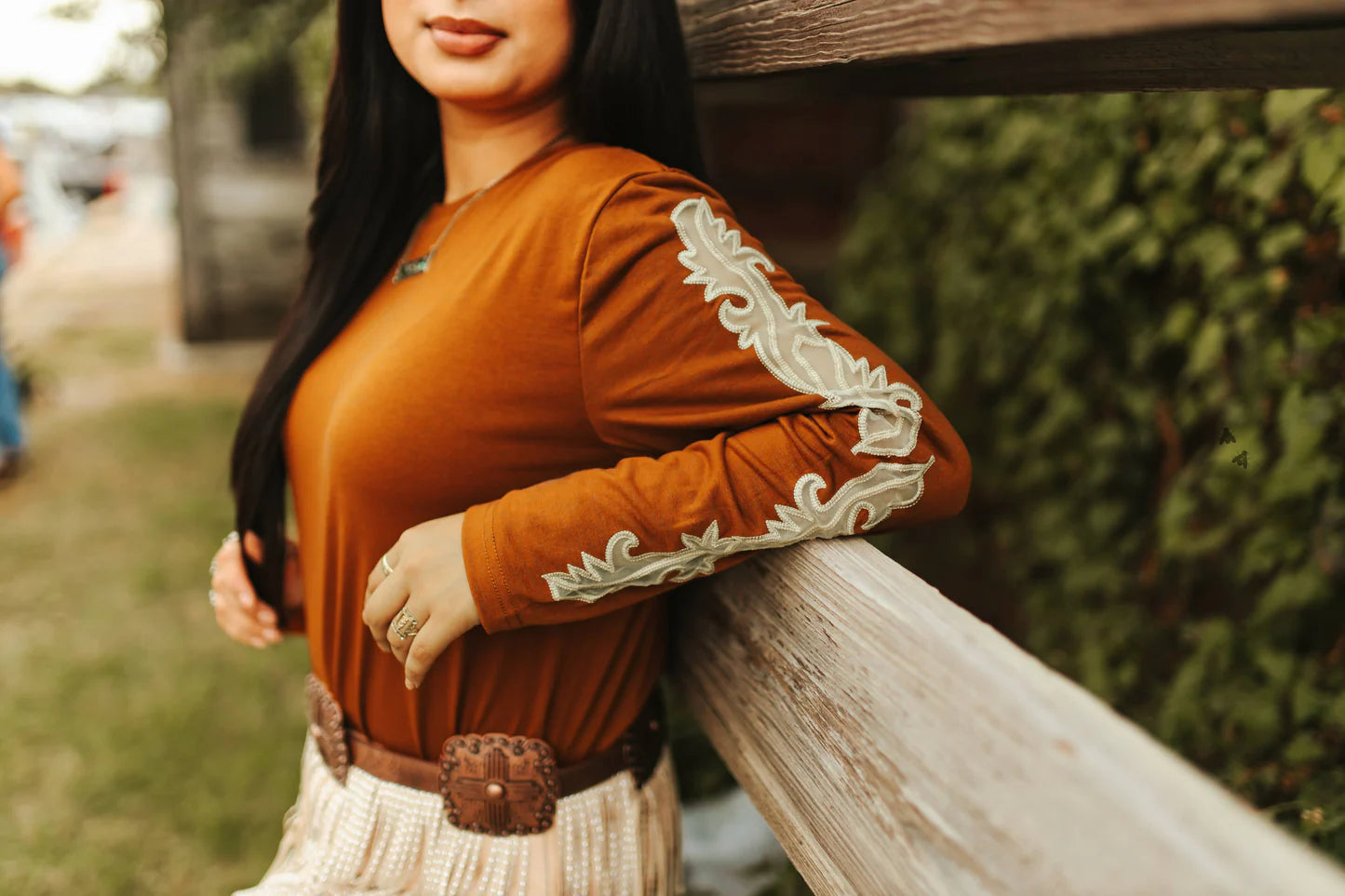 PIP'N HOT L/S in SADDLE