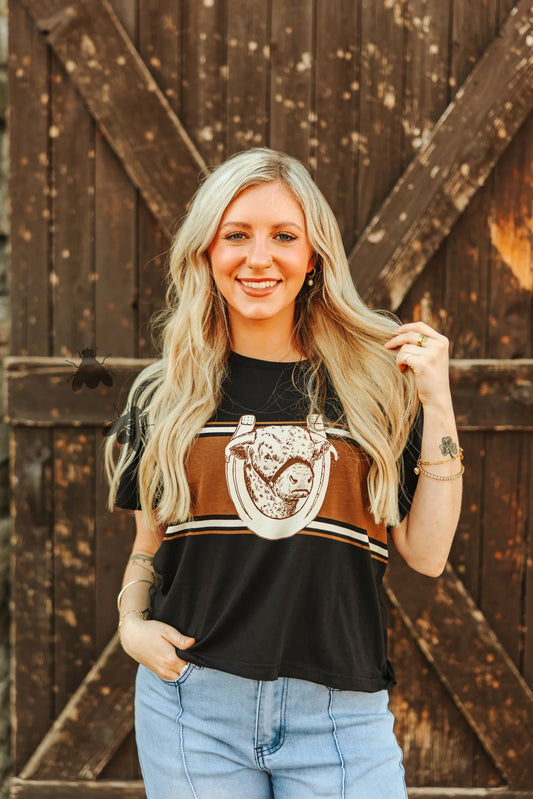 RANCH TEE in MIDNIGHT