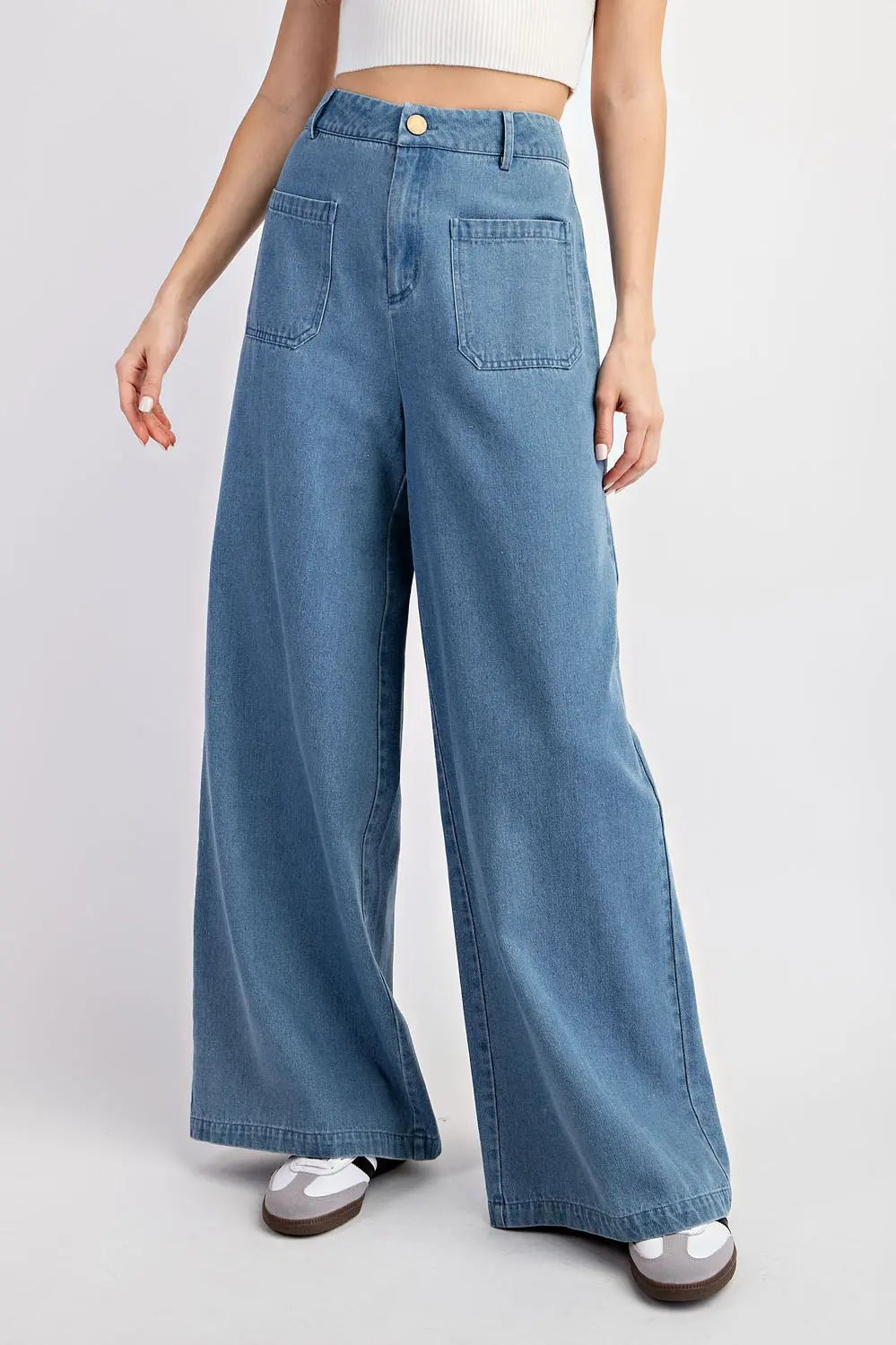 Mineral Washed Wide Pant
