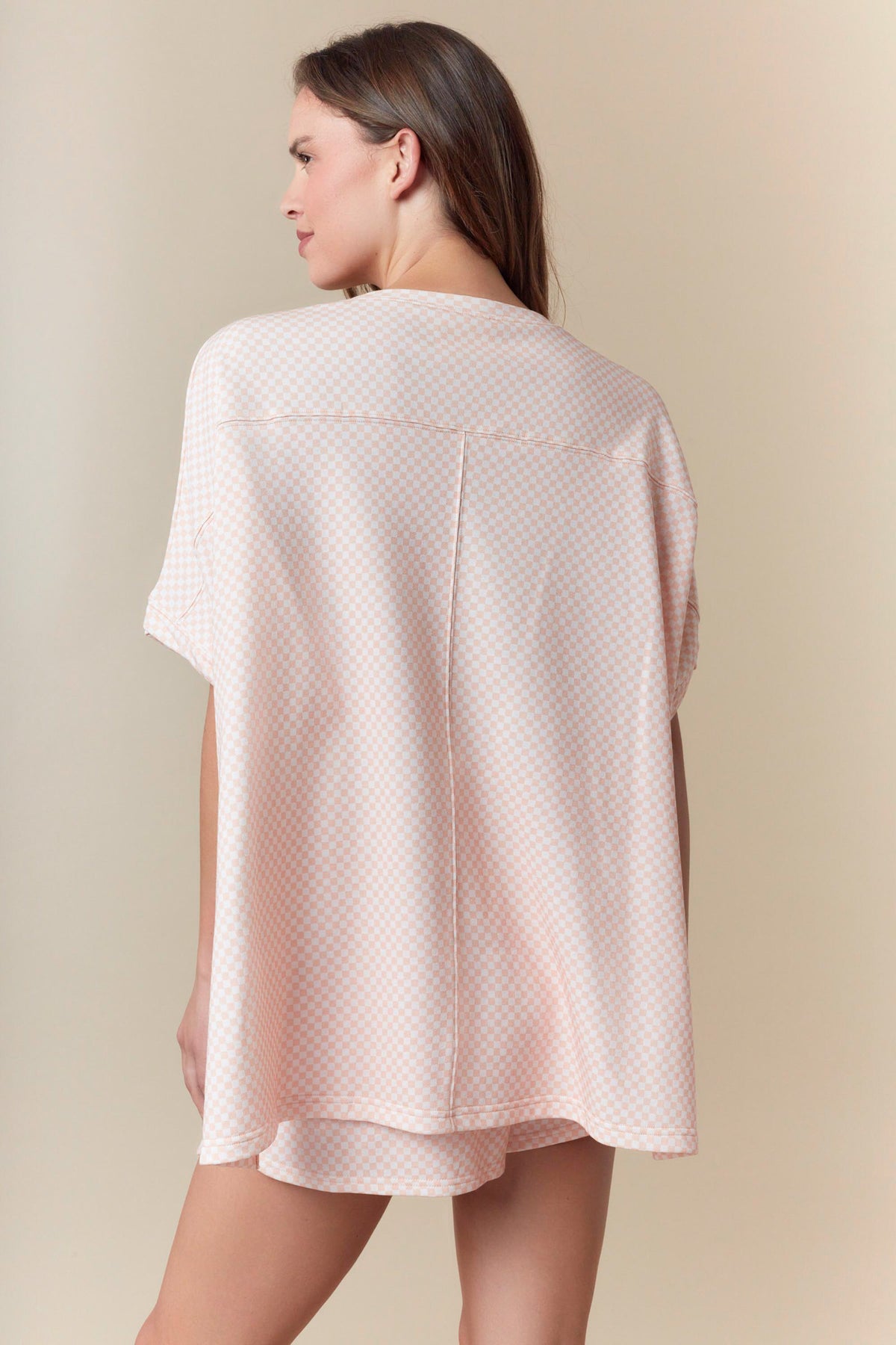 Halloween Towel Patch Detailed Short Sleeve Knit Top