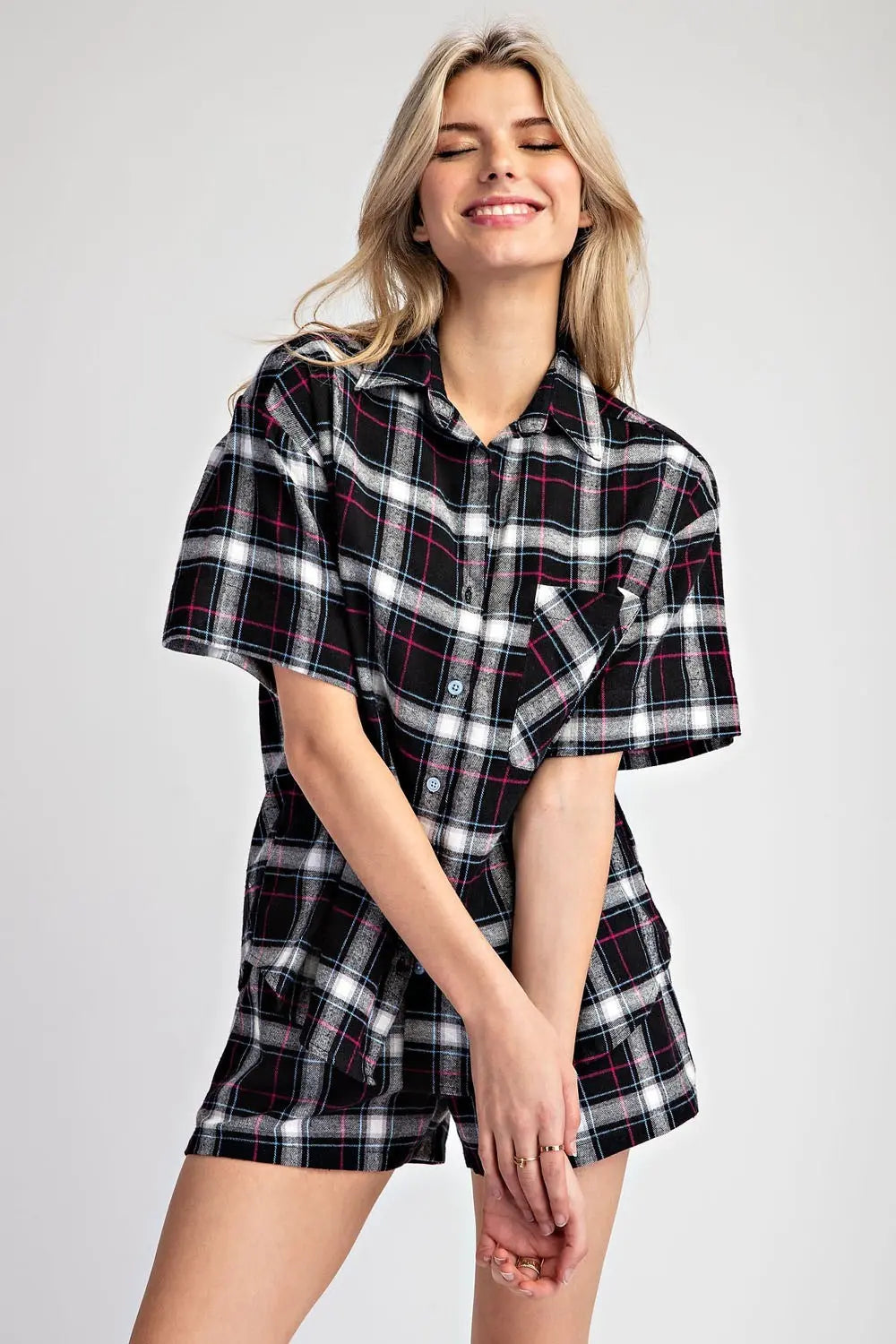 Black Flannel Pattern SET