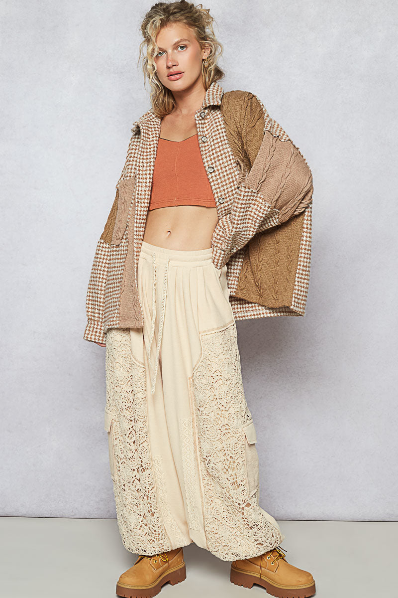 Perfectly Textured Shacket in Mocha