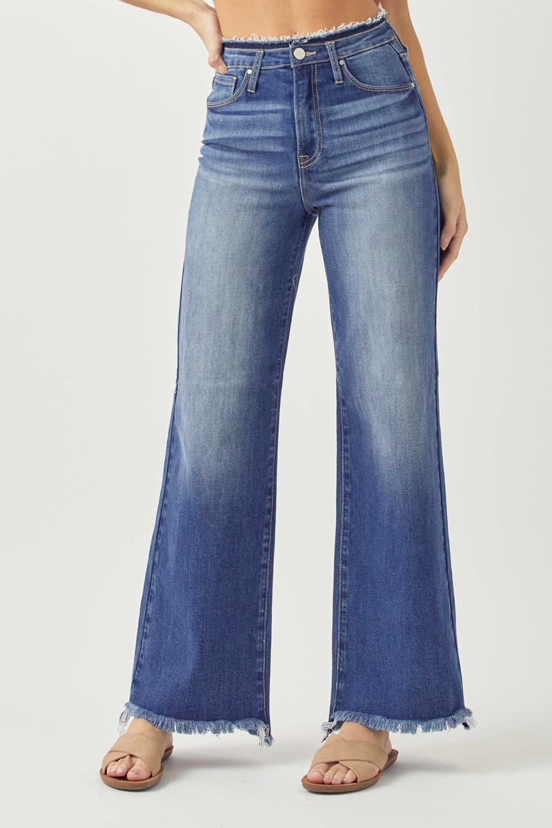 Risen High Rise Wide Leg Jean