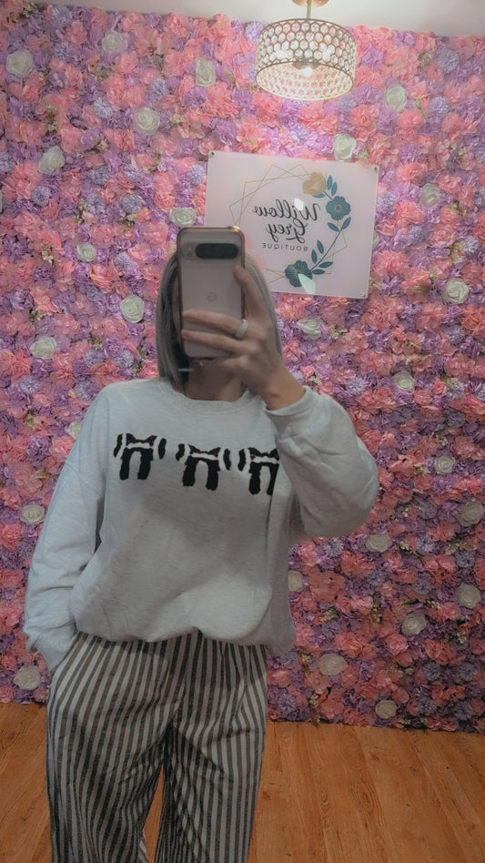 Light Football Bow Sweater