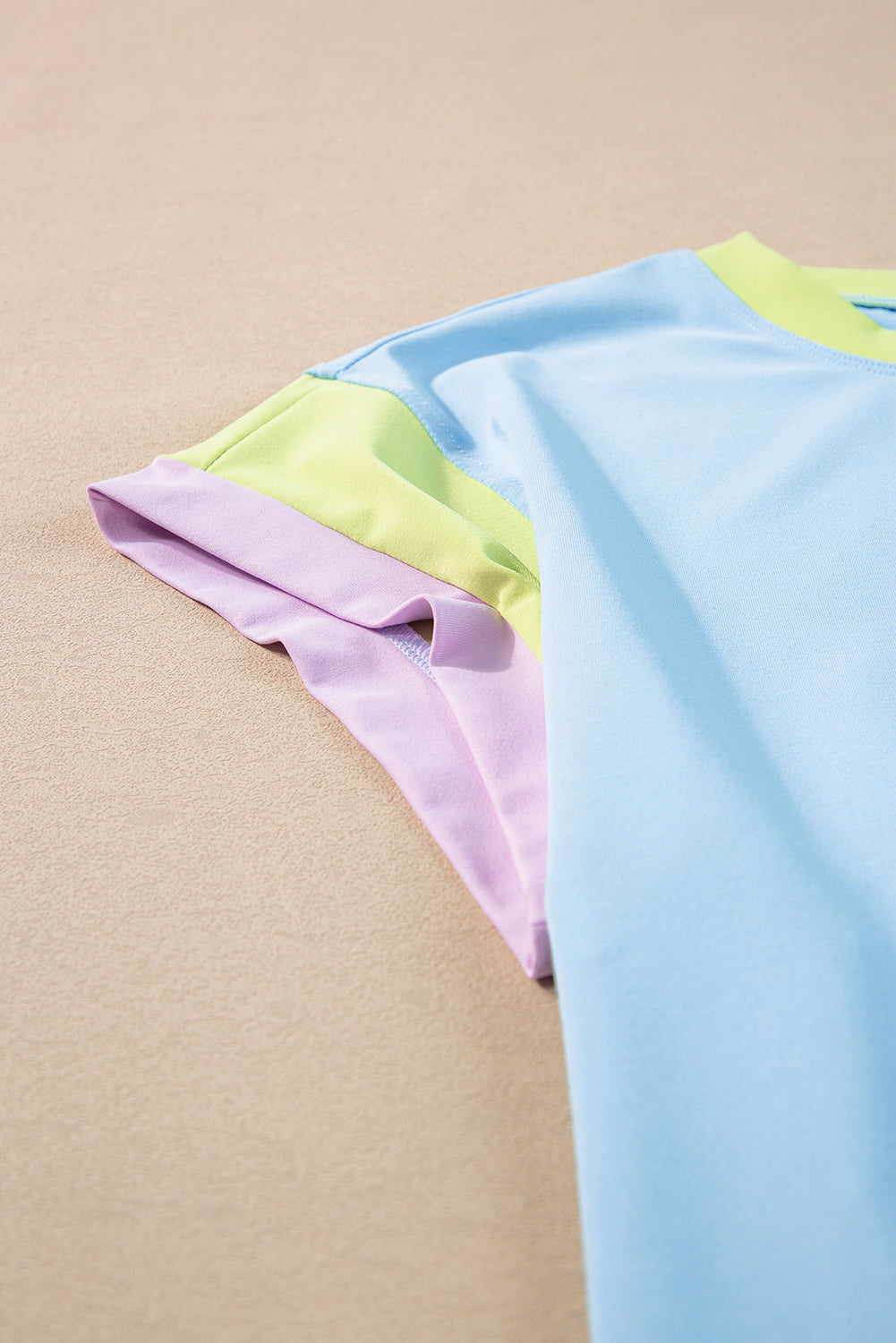 Color Blocking Set in Sky Blue