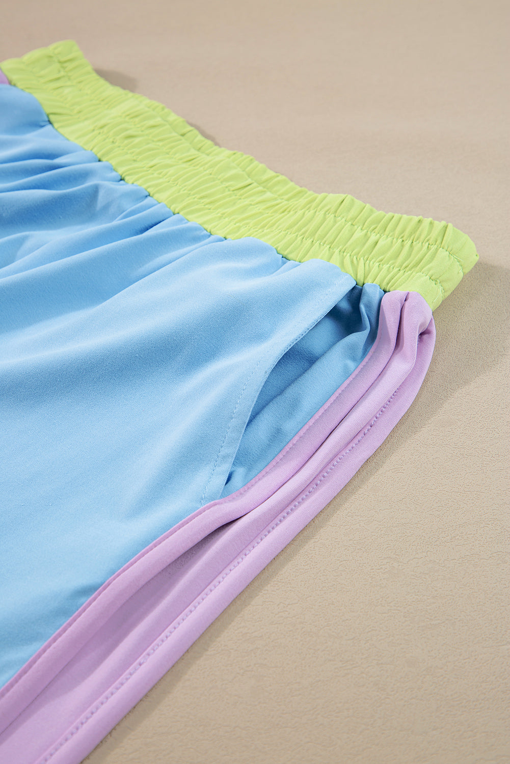 Color Blocking Set in Sky Blue